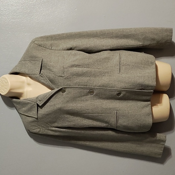 Lauren Ralph Lauren vintage women's gray green label 96%wool 4%lycra spandex - Picture 5 of 17